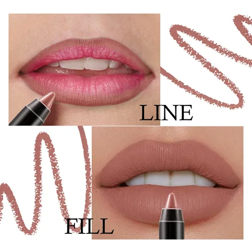 Miniatura 2 de Boobeen Lápiz labial mate de lápiz labial cremoso aterciopelado, cobertura completa, alto pigmento, impermeable, de larga duración, para mujeres