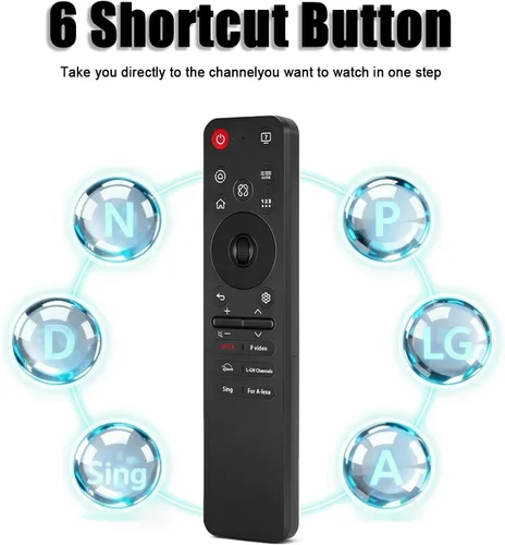 Miniatura 4 de Reemplazo para LG MR25GA Magic Remote – Control remoto de voz universal para televisores inteligentes LG OLED QNED UHD LED