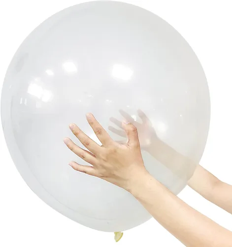 Miniatura 9 de Globos desnudos 18 pulgadas 12 unidades, globos grandes de látex redondos de helio para fiesta de cumpleaños, baby shower, boda, aniversario
