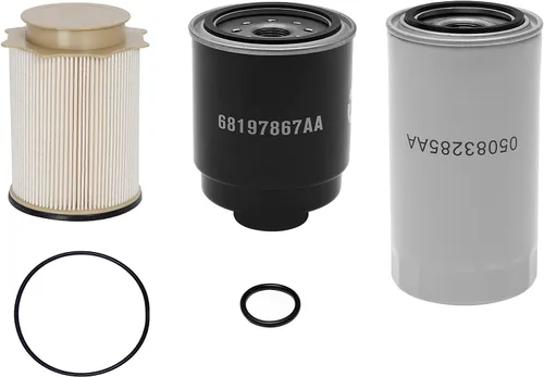 Miniatura 8 de Filtro de aceite 6.7 Cummins compatible con 1989-2024 Dodge Ram 2500 3500 4000 4500 5500 D250 D350 W250 W350 5.9 6.7 Cummins motor diésel filtro