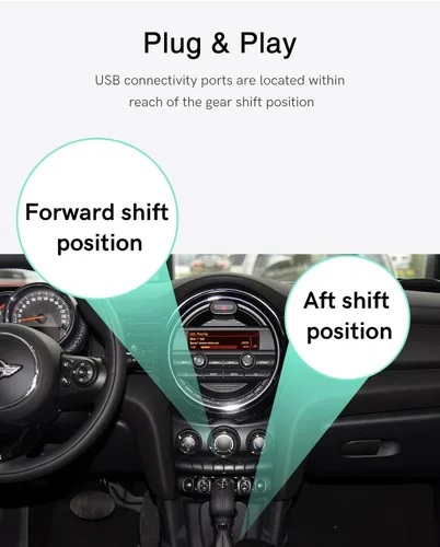 Miniatura 5 de Adaptador Bluetooth para coche compatible con BMW Mini One - Interfaz USB, receptor Bluetooth para iPod Music Sourse compatible con iOS/Android