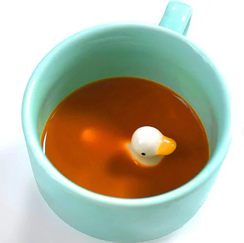 Miniatura 9 de Chick Taza de Café 3D Taza de Cerámica de Lindo Animal de Dibujos Animados - Animal Bebé Adentro, Mejor Taza de Oficina y Regalo de Cumpleaños 8 OZ