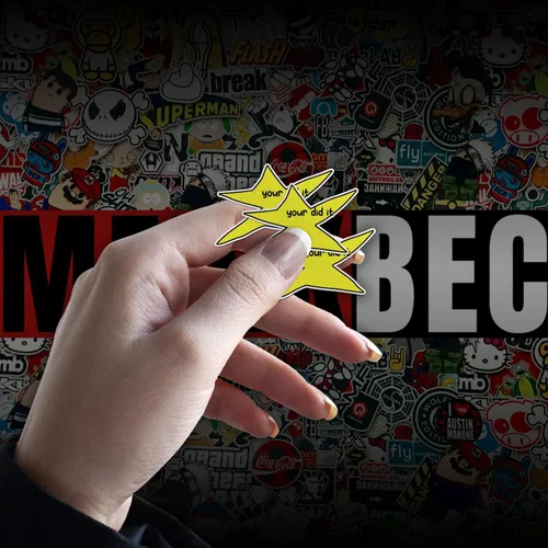 Miniatura 7 de Your Did It Star Meme Sticker Divertido Meme Star Hydroflask Pegatinas Motivación Positiva Die-Cut Impermeable Adhesivo de vinilo para botella
