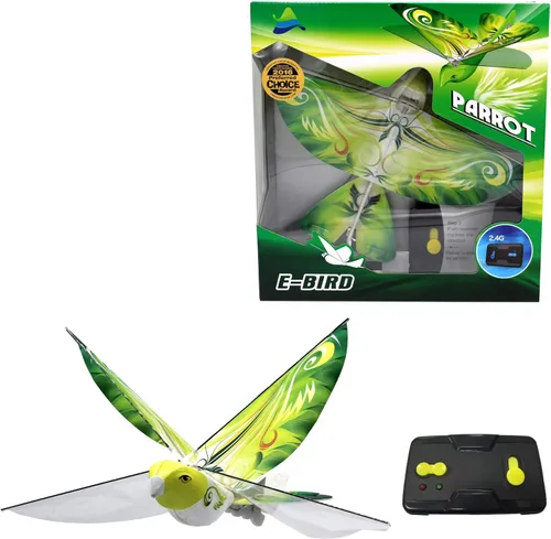 Miniatura 9 de MUKIKIM eBird Paloma Azul - Juguete de Ave RC Volador para Niños. Helicóptero de Aves con Alas Aleteantes Biónicas, Control Remoto
