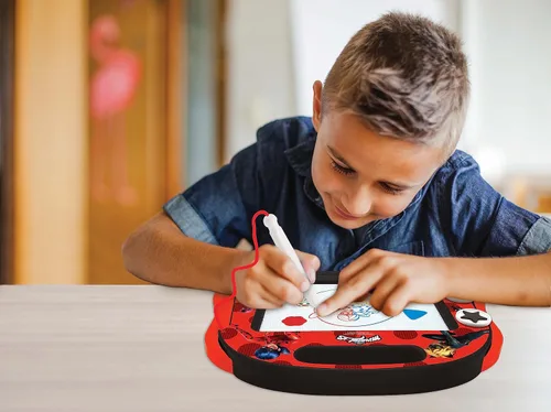 Miniatura 4 de Lexibook, Miraculous Ladybug Cat Noir, tablero de dibujo magnético mágico multicolor, juguete creativo artístico para niñas y niños, lápiz magnético