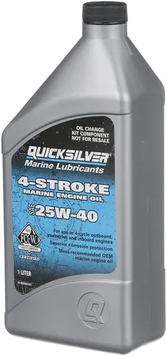 Miniatura 4 de Kit de cambio de aceite Quicksilver de 4 tiempos – para motores fuera de borda Mercury – 15, 20, 25, 30, 40, 50, 60, 75, 90, 115, 150, 175, 200