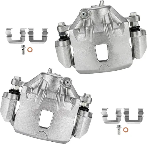 Miniatura 30 de cciyu Conjunto de pinza de freno trasera izquierda 18B4644A con soporte para Buick Rendezvous, para Chevy Venture, para Oldsmobile Silhouette