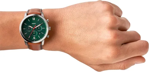 Miniatura 6 de Fossil Men's Neutra Stainless Steel and Leather Quartz Chronograph Watch