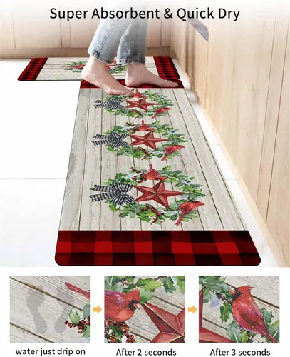 Miniatura 4 de Tapete de baño con estrella de campo para bañera, antideslizante, de secado rápido y absorbente, de tierra de diatomeas, fregadero de ducha