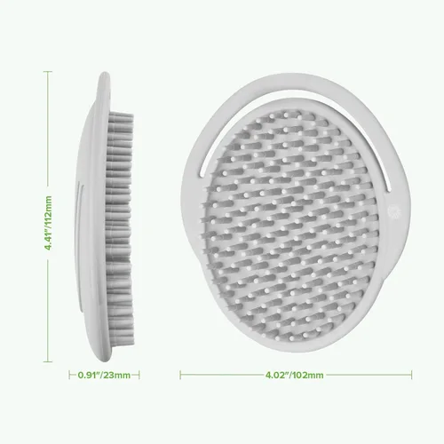 Miniatura 8 de haakaa Cepillo para cuna de bebé, peine suave para cuna, masajeador de cuero cabelludo, cerdas suaves para recién nacidos y niños pequeños, regalo