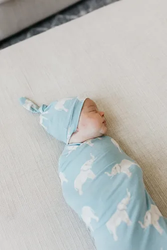 Miniatura 4 de Copper Pearl Baby Beanie Hat Top Knot