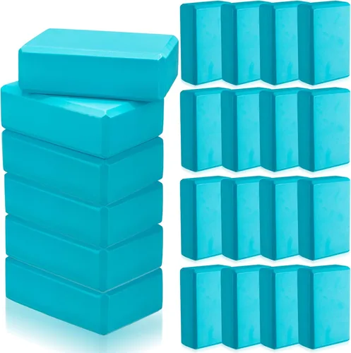 Outus 20 bloques de yoga a granel de 9 x 6 x 3 pulgadas, bloques de espuma de yoga de alta densidad para mejorar la fuerza, flexibilidad,