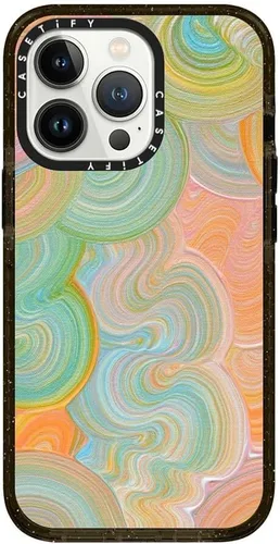 Miniatura 204 de Funda Impact de CASETiFY para iPhone 13 Pro Max con Magsafe - Estuche Claro Cuento de Invierno - Claro Negro Estuche transparente Winter Tale