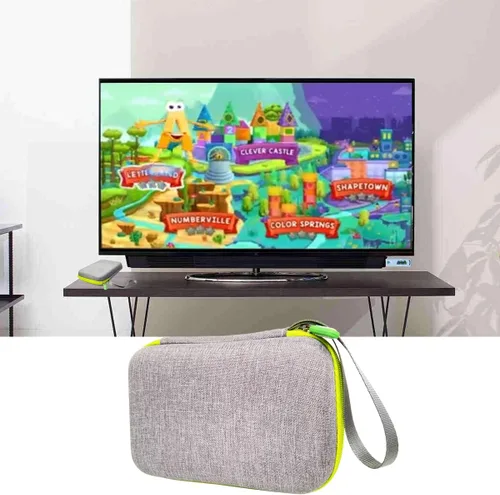 Miniatura 6 de JCHPINE Estuche rígido de transporte para Leapfrog LeapLand Adventures Learning Video Games, soporte protector de almacenamiento para HDMI Game