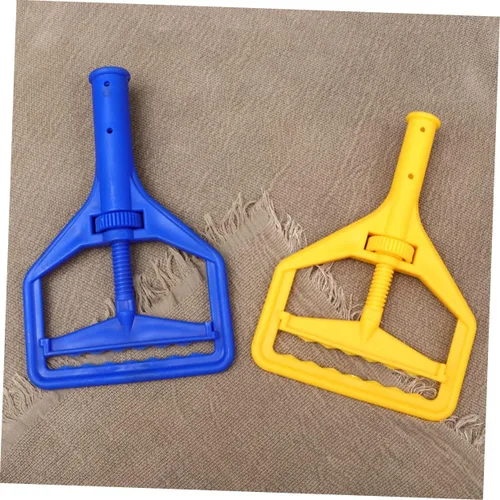 Miniatura 3 de ULTECHNOVO 2 unids cabeza de fregona comercial de microfibra mopa de microfibra mopa mojada mopa comercial mango de fregona plana cabeza