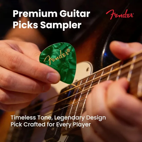 Miniatura 2 de Fender Premium 48 Pack Muestreador de púas - Incluye calibres delgados, medianos y pesados (Exclusivo de Austin Bazaar)