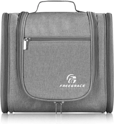 Miniatura 16 de Freegrace bolso para baño premium - organizador para viajes - gancho para colgar duradero - perfecto para accesorios, cosméticos, artículos