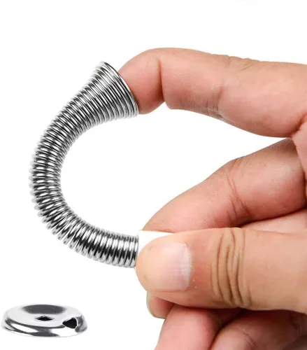 Miniatura 6 de Topes de puerta de resorte para zócalo, soporte de puerta flexible resistente, tope de puerta de acero inoxidable para parte inferior de la puerta