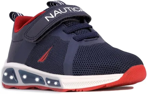 Nautica Tenis deportivos para correr con luz intermitente para niños y niñas, modernos y divertidos para niños y niñas, disponibles en tallas para