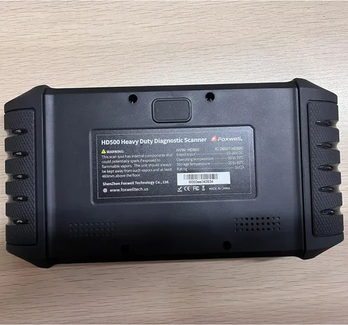 Miniatura 9 de FOXWELL Escáner de camión resistente HD500 - Escáner diesel con regen DPF/corte de inyector/ajuste de límite, herramienta de diagnóstico diesel