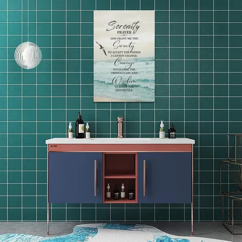 Miniatura 5 de Arte de pared de 10 mandamientos, impresiones en lienzo de diez mandamientos, póster de versículos de la Biblia, regalos religiosos cristianos