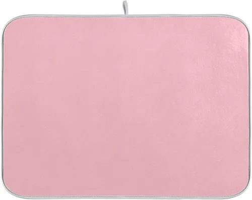 Miniatura 9 de Tapete de secado de platos grande de terracota Xl para platos, accesorios de cocina, mostrador de microfibra, escurridor de platos, resistente al