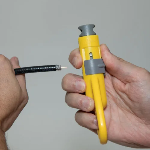 Miniatura 9 de Klein Tools VDV110-095 Pelador de cable coaxial radial