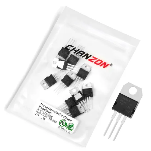 Miniatura 40 de Chanzon TL431 TO-92 Regulador de voltaje ajustable positivo IC, regulador positivo de tres terminales para administración de energía