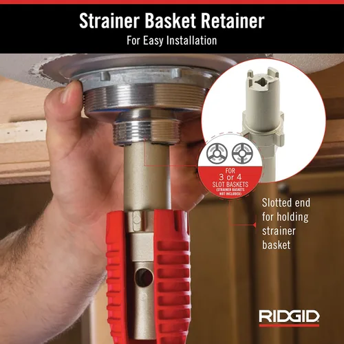 Miniatura 4 de RIDGID 57003 EZ Change Llave de Fontanería para Instalación y Remoción de Grifos
