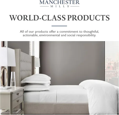 Miniatura 8 de Manchester Mills Protect360 - Funda y protector de colchón de alta calidad, tamaño King, protección del producto Microban, poliéster tejido