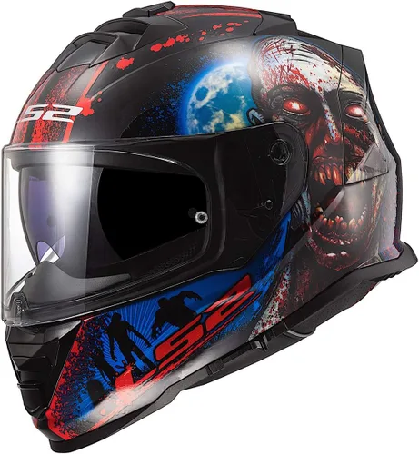 Miniatura 23 de LS2 Helmets Assault - Casco integral para motocicleta con protector solar