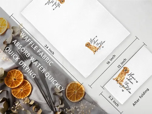 Miniatura 8 de Jvpke Toallas de cocina Gloden Retriever, regalos Golden Retriever para mujeres, amantes de los perros, mujeres amantes de las mascotas, decoración