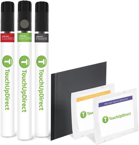 Miniatura 31 de TouchUpDirect NH-578 Taffeta White compatible con Pintura de retoque Honda Exact Match en aerosol - Kit esencial Tafetán Blanco