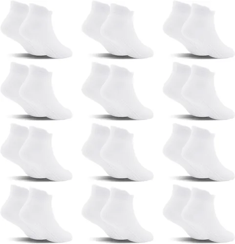 Miniatura 19 de SkiBeaut 12 pares de calcetines antideslizantes para niños y niñas con agarres, calcetines antideslizantes para niños pequeños de 1 a 7 años