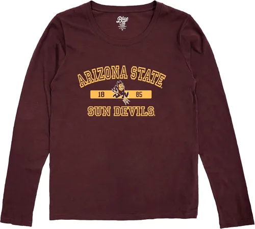 Miniatura 3 de Blue 84 NCAA - Camiseta de manga larga con licencia oficial de la NCAA para mujer, color del equipo atlético