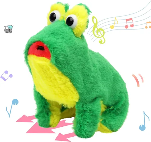 Miniatura 43 de Hopearl - Juguete de peluche electrónico interactivo de unicornio con sonidos y movimientos, camina y tiene un cuerno luminoso; regalo para niños
