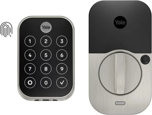 Miniatura 11 de Yale Assure Lock 2 Touch Deadbolt, Cerradura de puerta de entrada sin llave de ante negro con teclado digital táctil y escáner de huellas