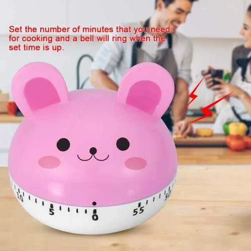 Miniatura 4 de Kitchen Timers for Cooking Manual Animal Shape Counters for Kitchen Timing Tool,Technology Kitchen Timer Digital – Reminder Function, for Kitchen