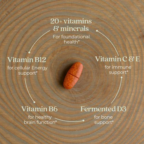 Miniatura 3 de New Chapter Every Woman's One Daily 55+ - Multivitamínico para mujeres - Apoya la salud inmunológica, ósea y visual* - Suave con el estómago - Sin