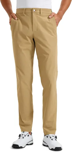 CRZ YOGA - Pantalones de golf cómodos para hombre, para usar todo el día, 303234 pulgadas, secado rápido, ligeros, con bolsillos, casuales