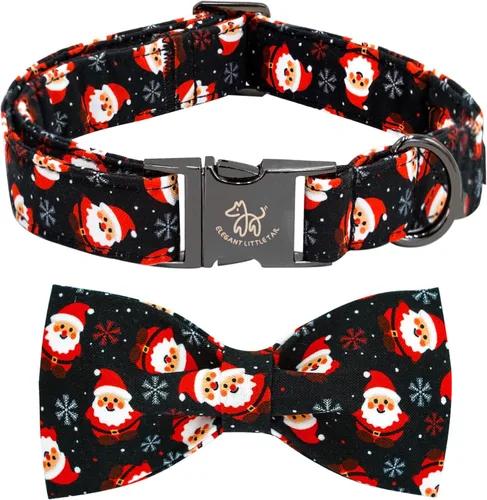 Miniatura 18 de Elegante collar para perro con moño Floral Vintage, cómoda pajarita para perro, collar de perro con lazo Collar ajustable para perros pequeños