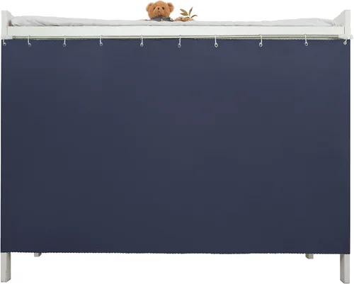 Miniatura 20 de Cortinas Opacas de Servicio Pesado para Litera Inferior, Toldo de Privacidad Tamaño Twin para Casa/Dormitorio Universitario, 1 Panel, Beige