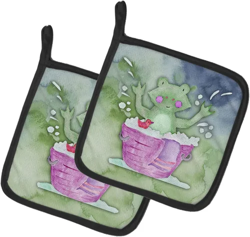 Miniatura 70 de Caroline's Treasures BB7370PTHD - Juego de soportes para ollas de herradura para cocina, resistentes al calor, almohadillas calientes para cocinar