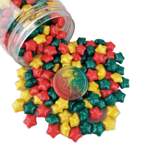 Miniatura 12 de 300 cuentas de cera de sellado de estrella de la suerte, cuentas de sello de cera flash PORXFLY para sello de sellado, ideal para invitaciones