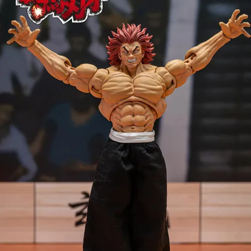 Miniatura 6 de QAHEART 2 figuras de acción de Hanma Yujiro, figura de anime, modelo de estatua de Yujiro, articulaciones, figuras de manga de dibujos animados