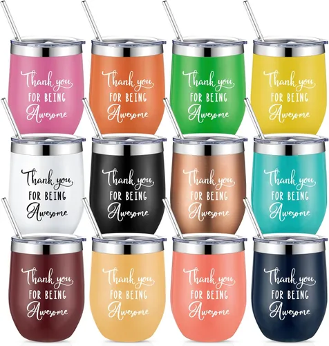 Miniatura 8 de Norme 12 piezas de regalo de agradecimiento para mujeres, hombres, empleados, regalo de agradecimiento con texto en inglés "May You Be Proud", vaso