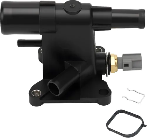 Miniatura 23 de Ensamble de carcasa de termostato IRONTEK con sensor 2L2Z8592AA para Ford Explorer 2002-2010, Explorer Sport Trac 2007-2010, para Mercury