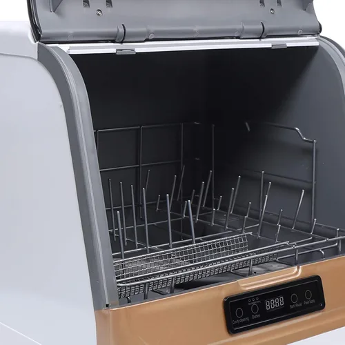 Miniatura 7 de Lavavajillas portátil compacto con 4 programas de lavado, ahorro de energía con bajo consumo de agua, sin instalación para apartamentos pequeños