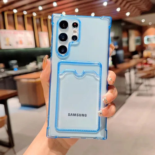 Miniatura 159 de Tuokiou Funda para Samsung Galaxy A14 5G, Fundas Protectoras Transparentes con Ranura para Tarjetas, Funda Cartera de TPU Suave Ajustada Resistente
