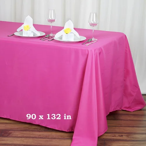 Miniatura 5 de Balsa Circle Mantel rectangular de poliéster de 90 x 132 pulgadas, color verde manzana, para bodas, fiestas, eventos, cocina, comedor